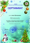 Кузнецовы сказка Сертификат